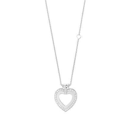 Collier long Fred pretty woman  grand modèle en or blanc et diamants