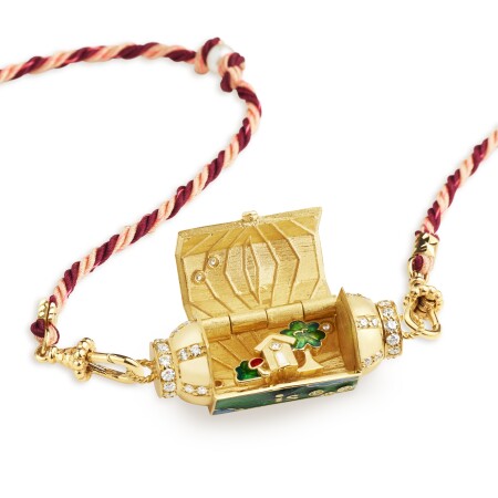 Collier Marie Lichtenberg Box Locket Home