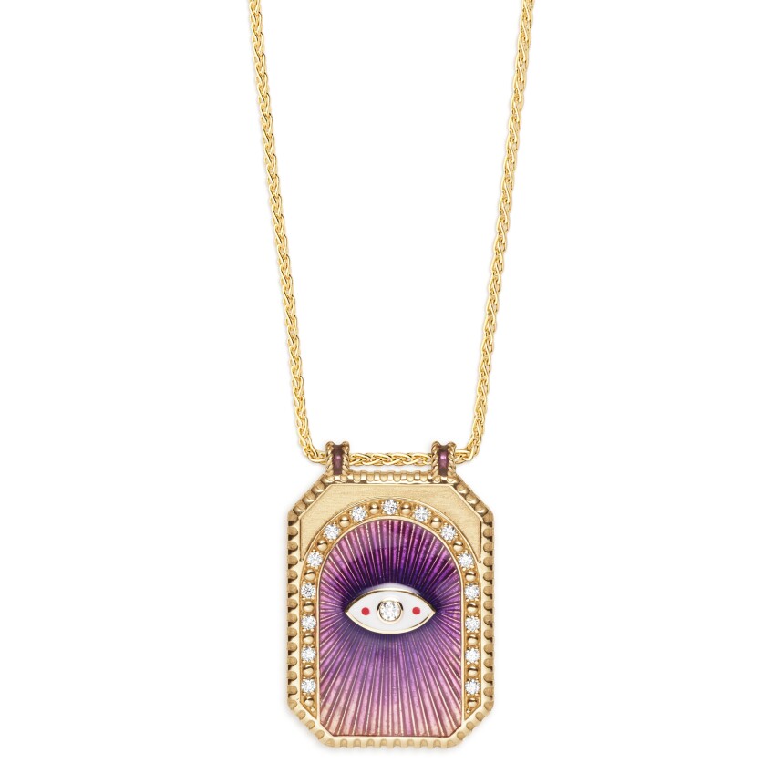 Scapulaire Marie Lichtenberg Eye Protect Violet