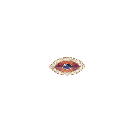 Bague Marie Lichtenberg Evil Eye Purple