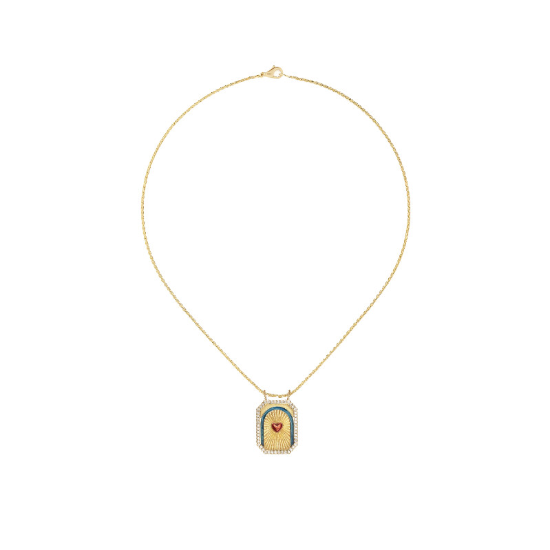 Marie Lichtenberg Heart Mini Necklace