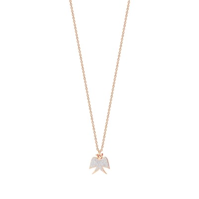 Collier Ginette NY Georgia en or rose et diamant