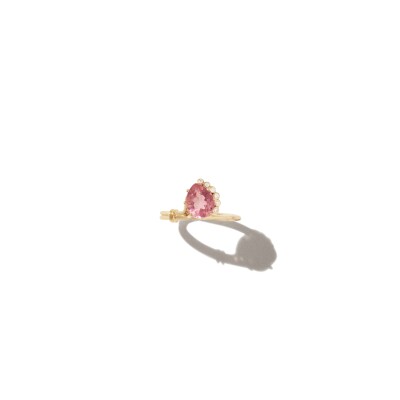 Bague Pascale Monvoisin SUN N°2 en or jaune et tourmaline rose