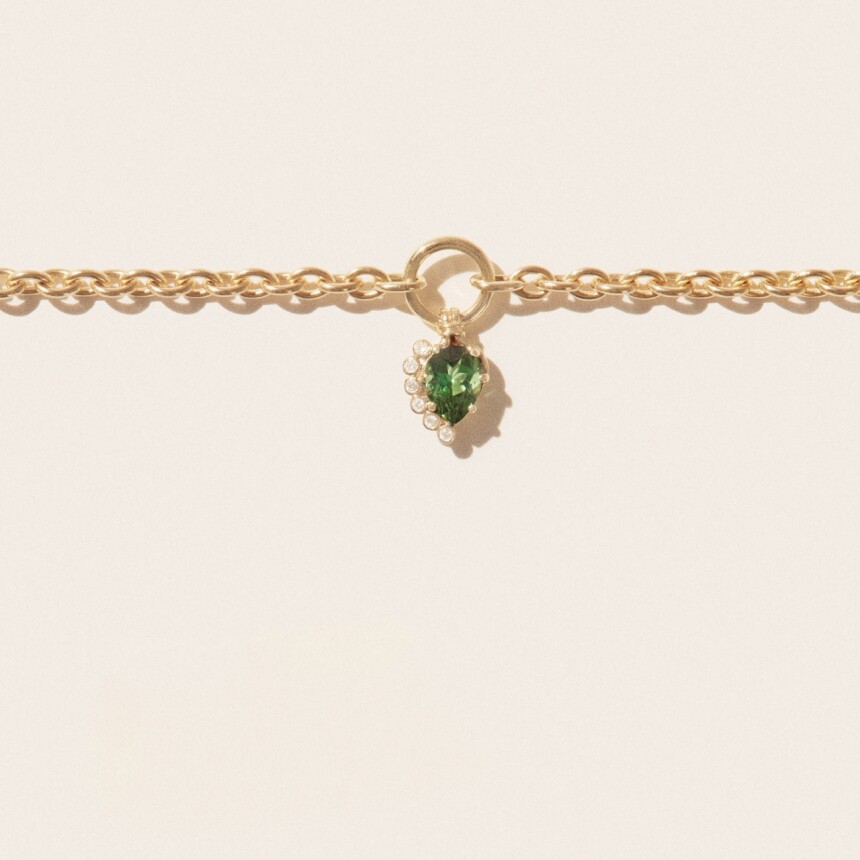 Pascale Monvoisin SUN N°1 necklace green tourmaline