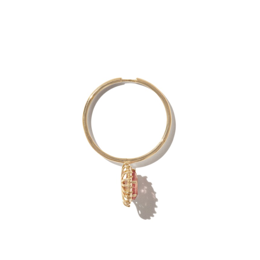 Pascale Monvoisin SUN N°3 earring pink tourmaline