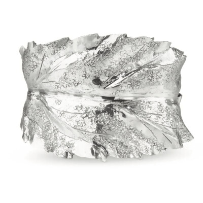 Buccellati Mario Leaf medlar leaf bracelet in silver