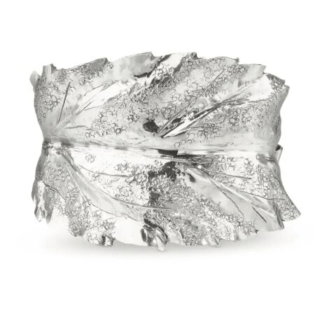 Buccellati Mario Leaf medlar leaf bracelet in silver