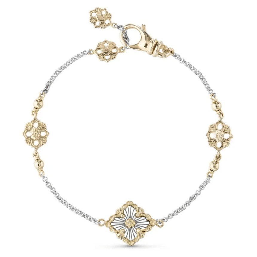 Buccellati Opera Tulle bracelet in yellow gold and white gold