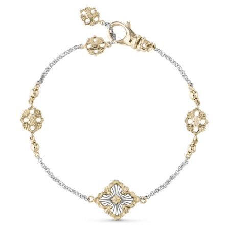 Buccellati Opera Tulle bracelet in yellow gold and white gold