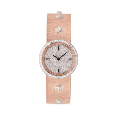 Montre Buccellati Macri en or rose et diamant