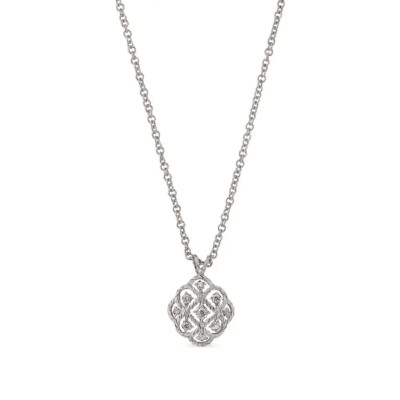 Collier Buccellati Etoilée en or blanc et diamants