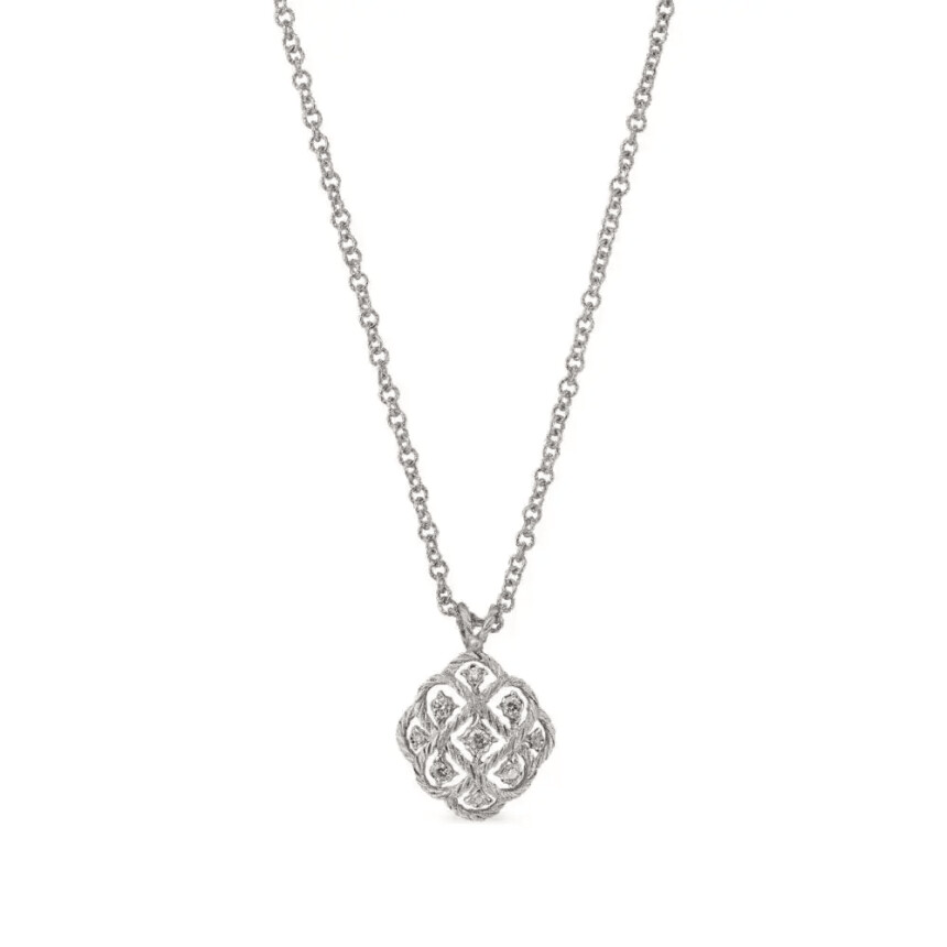 Buccellati Etoilée necklace in white gold and diamonds
