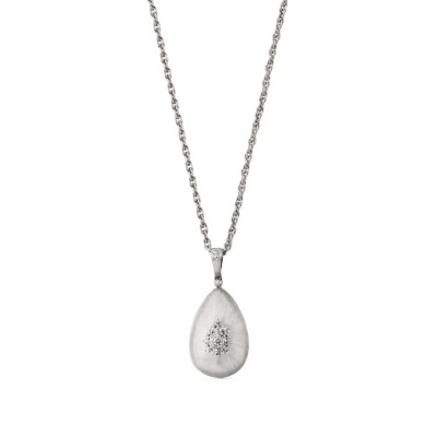 Collier Buccellati Macri Classica en or blanc et diamants