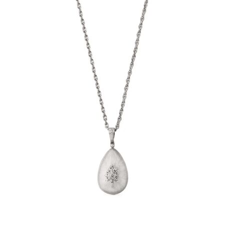 Buccellati Macri Classica necklace in white gold and diamonds