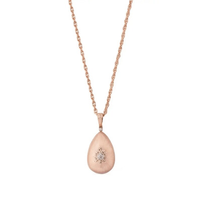 Collier Buccellati Macri Classica en or rose et diamants