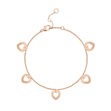 Bracelet Fred Pretty Woman Multihearts réversible, or rose et diamants