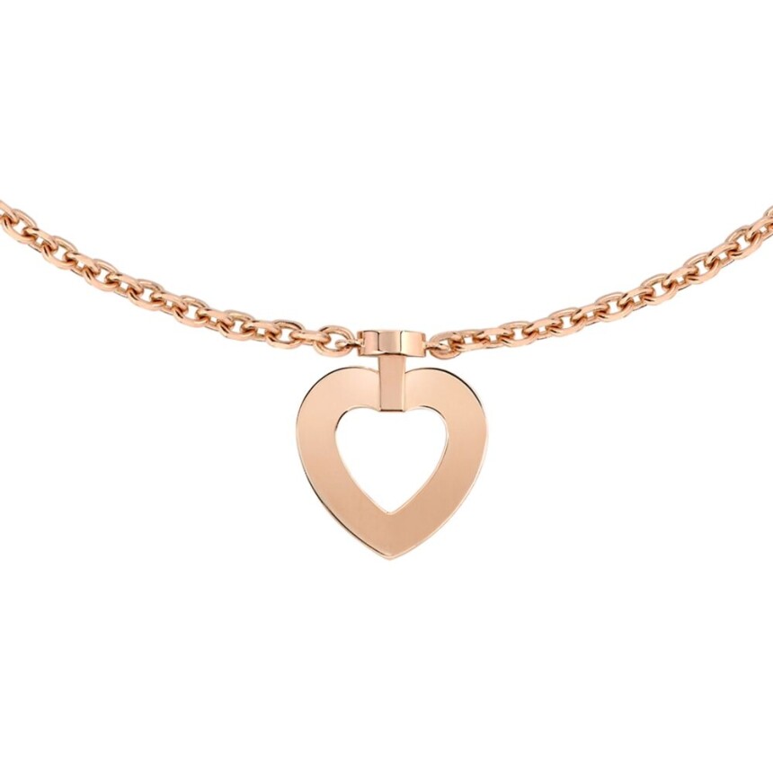 Fred Pretty Woman Multihearts reversible bracelet, pink gold and diamonds