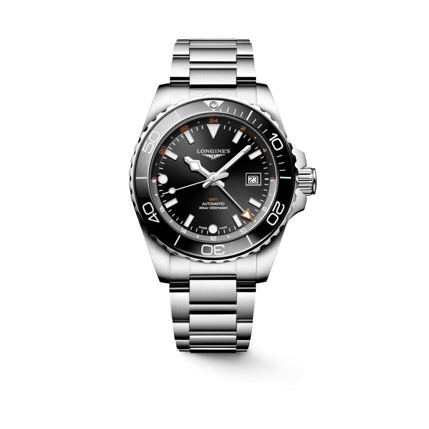 Longines Hydroconquest GMT Watch black dial - 43mm