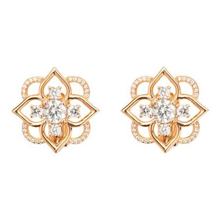 Boucles d\'Oreilles Mellerio Giardino Diamant