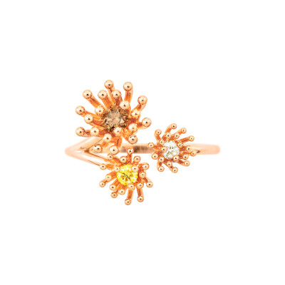 Bague Mellerio Les Muses Le Petit Cactus Vanille 3 motifs Diamant