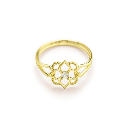 Bague Mellerio Les Muses Giardino Diamant or vert