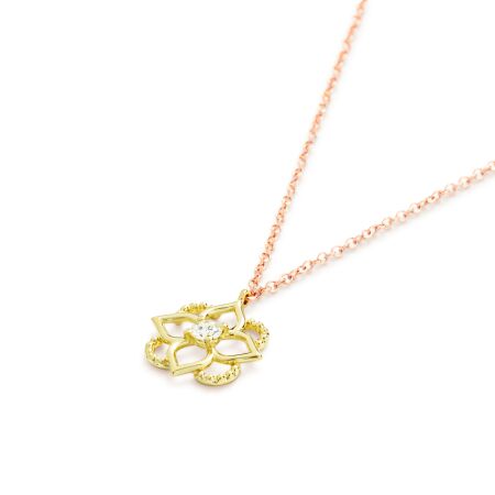 Collier Mellerio Les Muses Giardino Diamant or vert