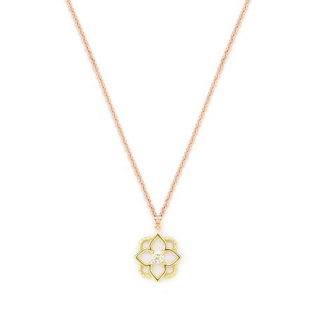 Collier Mellerio Les Muses Giardino Diamant or vert