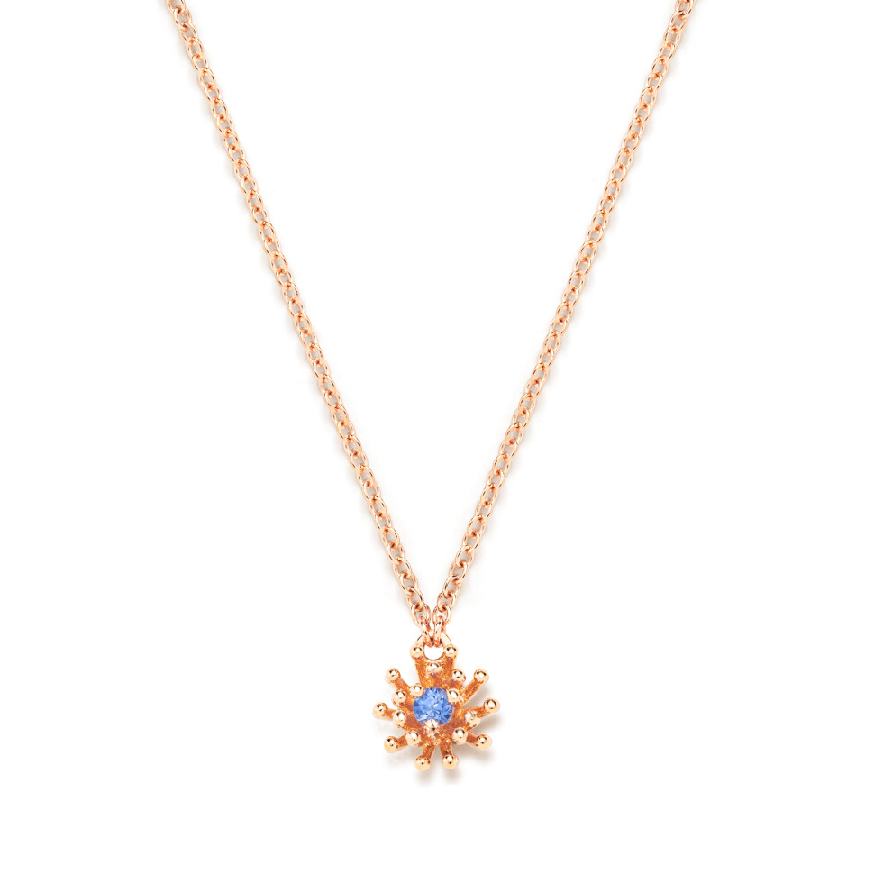 Necklace Mellerio Les Muses Le Petit Cactus Sapphire Blue