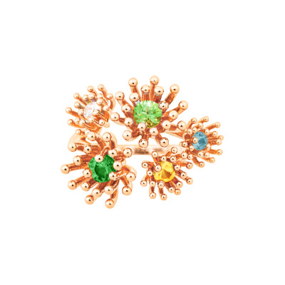 Bague Mellerio Les Muses Le Petit Cactus Vert 5 Motifs