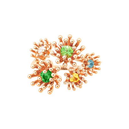 Bague Mellerio Les Muses Le Petit Cactus Vert 5 Motifs