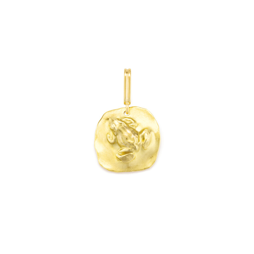 Mellerio Cabinet of Curiosities Frog medal in yellow gold
