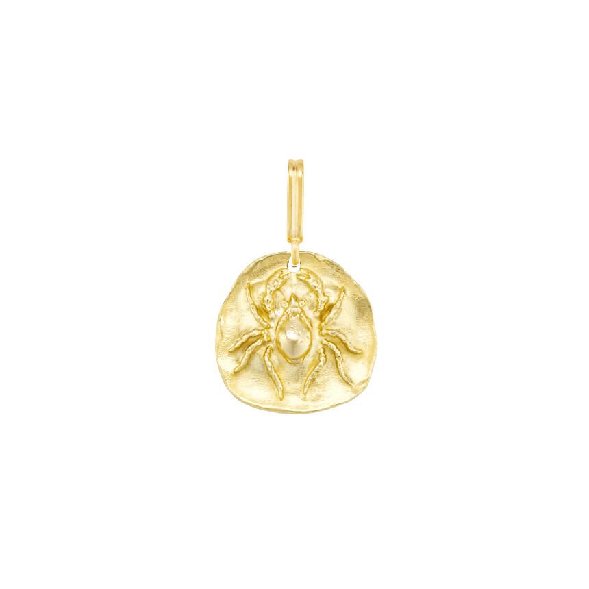 Mellerio Cabinet of Curiosities Spider Medal in yellow gold