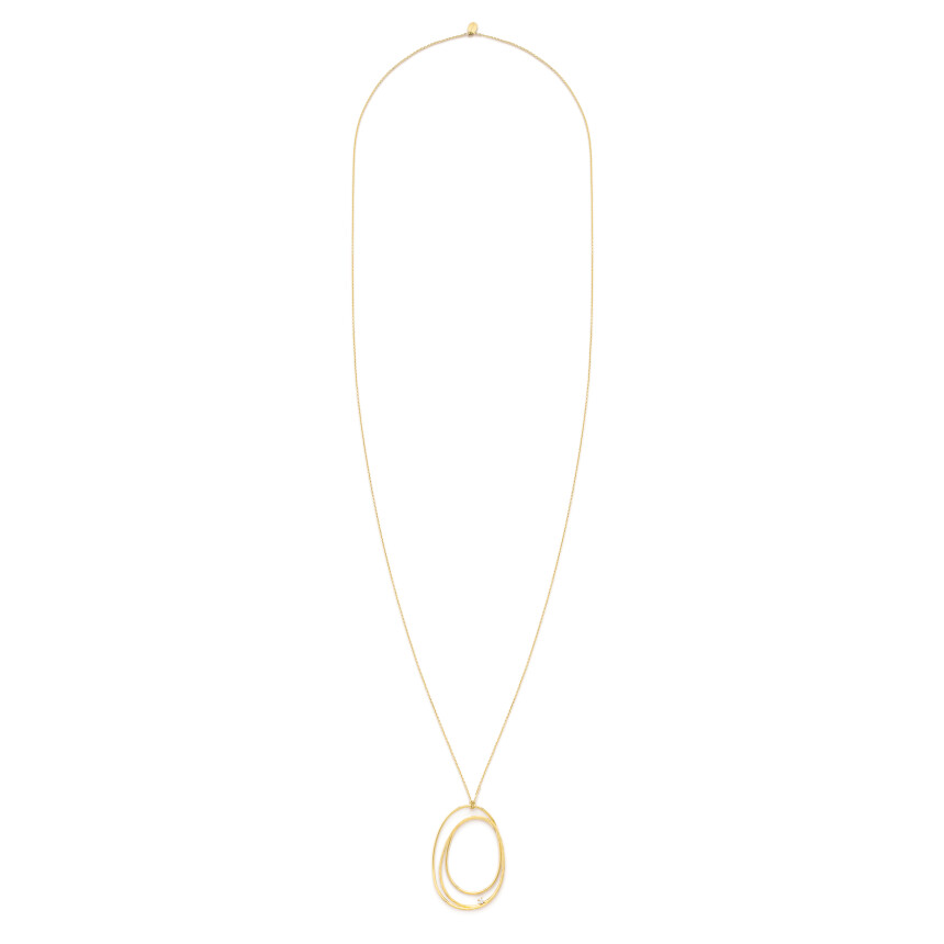 Jumbo Mellerio Les Muses Riviera necklace in yellow gold and diamonds
