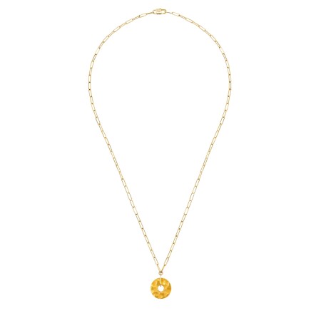 Collier Dinh Van Pi 14mm en or jaune