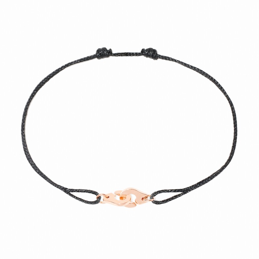 Menottes Dinh Van R6.5 cord bracelet in pink gold