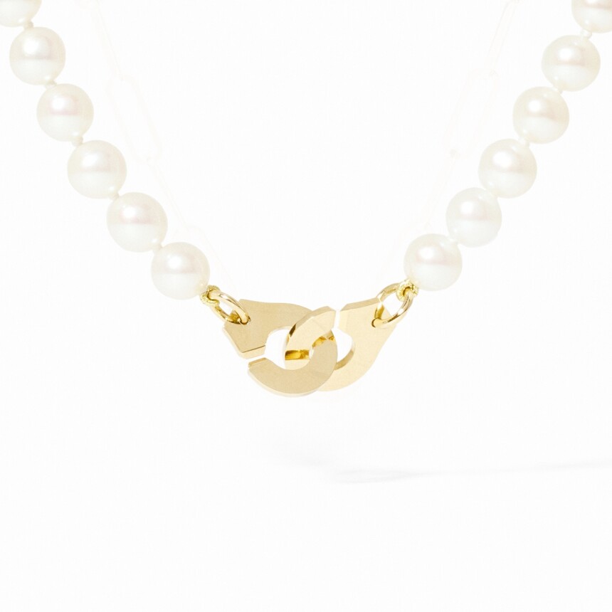 Collier de perles Dinh Van R10 en or jaune