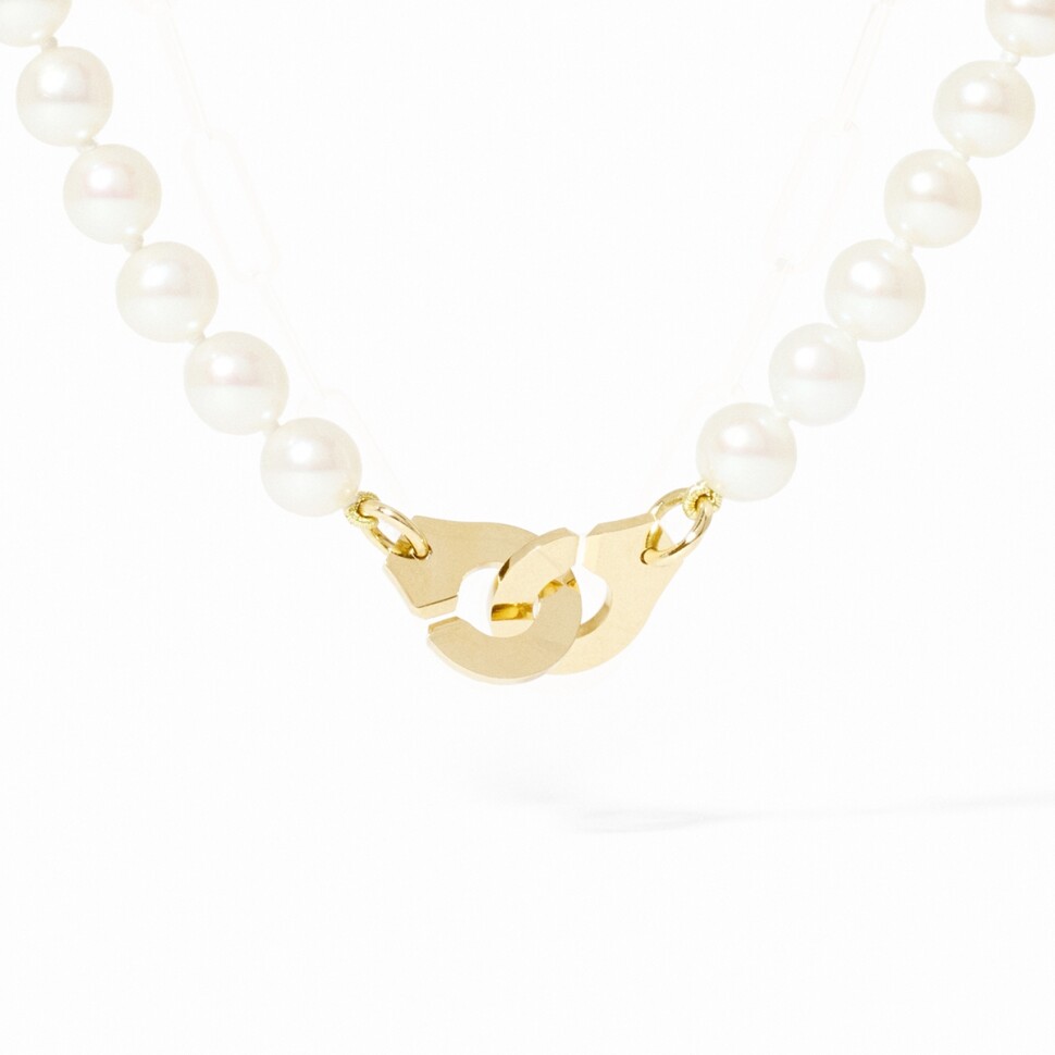 Collier de perles Dinh Van R10 en or jaune