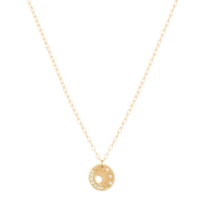 Collier Celine Daoust Baby Sun & Diamonds Moon