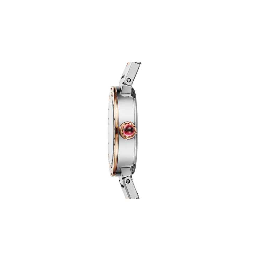 Montre Bvlagri X Lisa Bvlgari Lady en acier inoxydable et en or rose 23mm