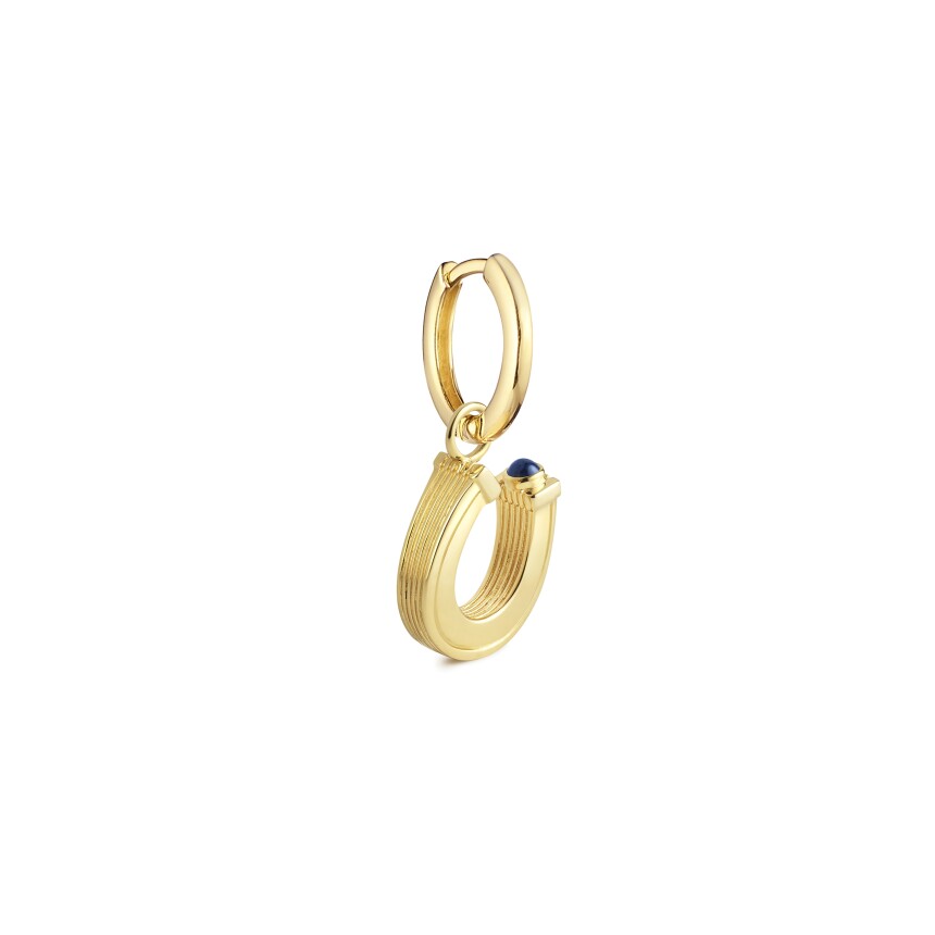 Mono Earring Marie Lichtenberg baby charm horseshoe