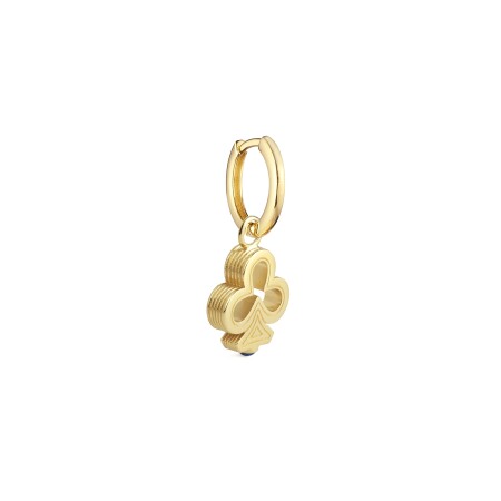 Marie Lichtenberg baby charm clover single earring