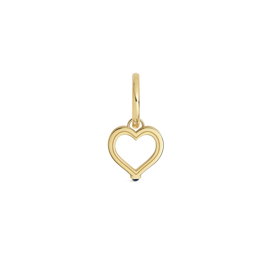 Marie Lichtenberg baby charm heart mono earring