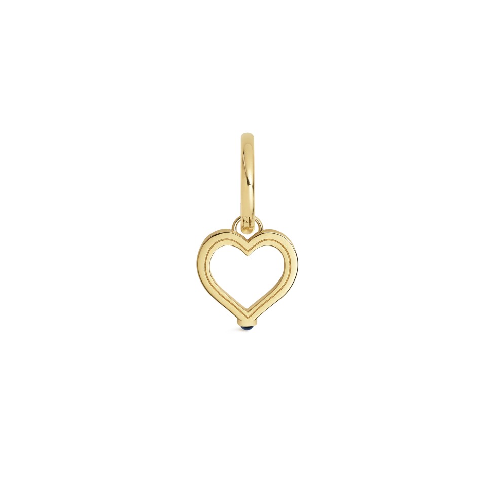 Marie Lichtenberg baby charm heart mono earring