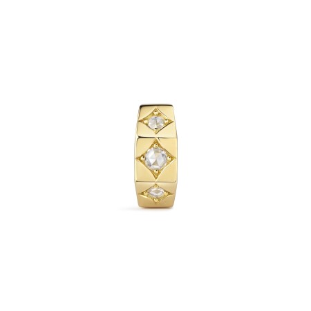 Marie Lichtenberg large diamond ecrou mono earring