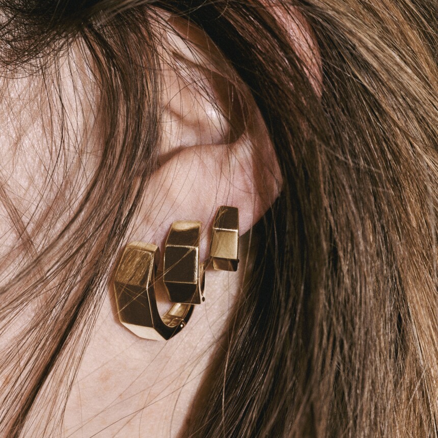 Marie Lichtenberg small écrou mono earring