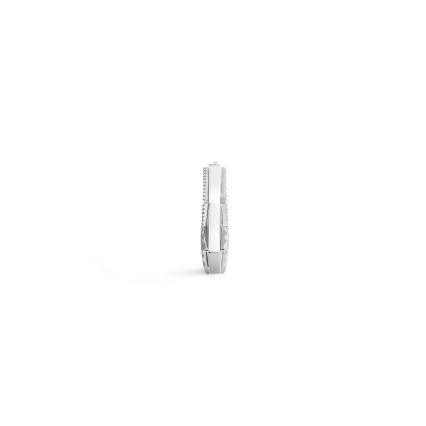 Mono earring Marie Lichtenberg NYC in white gold small