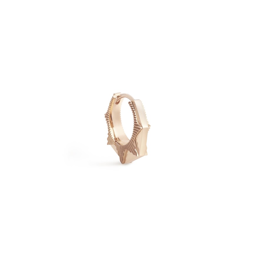 Mono earring Marie Lichtenberg NYC in rose gold small