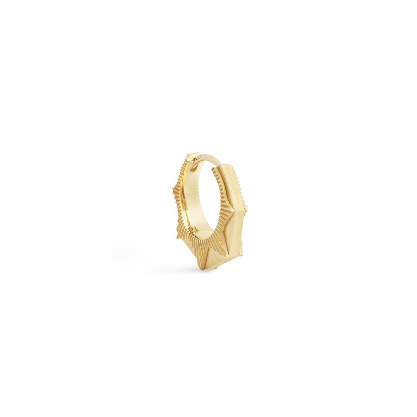 Marie Lichtenberg NYC mono-earring in yellow gold small