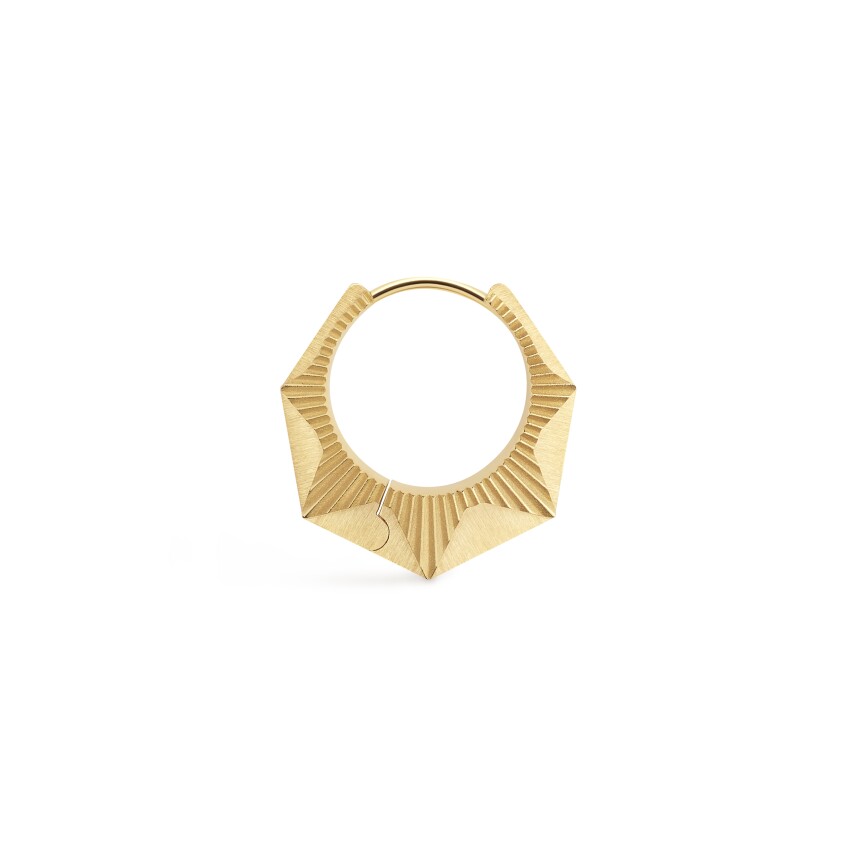 Marie Lichtenberg NYC single earring in yellow gold medium