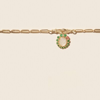 Collier Pascale Monvoisin Jasmine en tsavorite